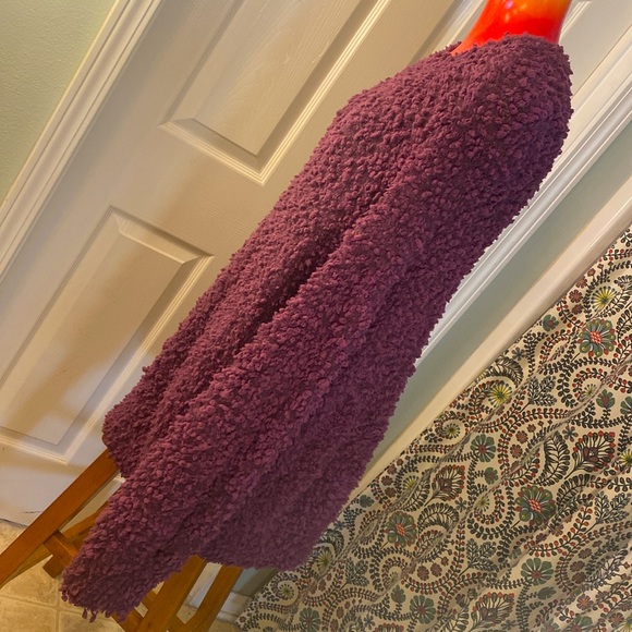 LISTICLE Oversized Purple Durple Purple Peter Eater Kawaii Fuzzy Sweater - Picture 7 of 12